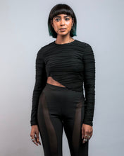 Load image into Gallery viewer, Asymmetrical Ridge Crop Top