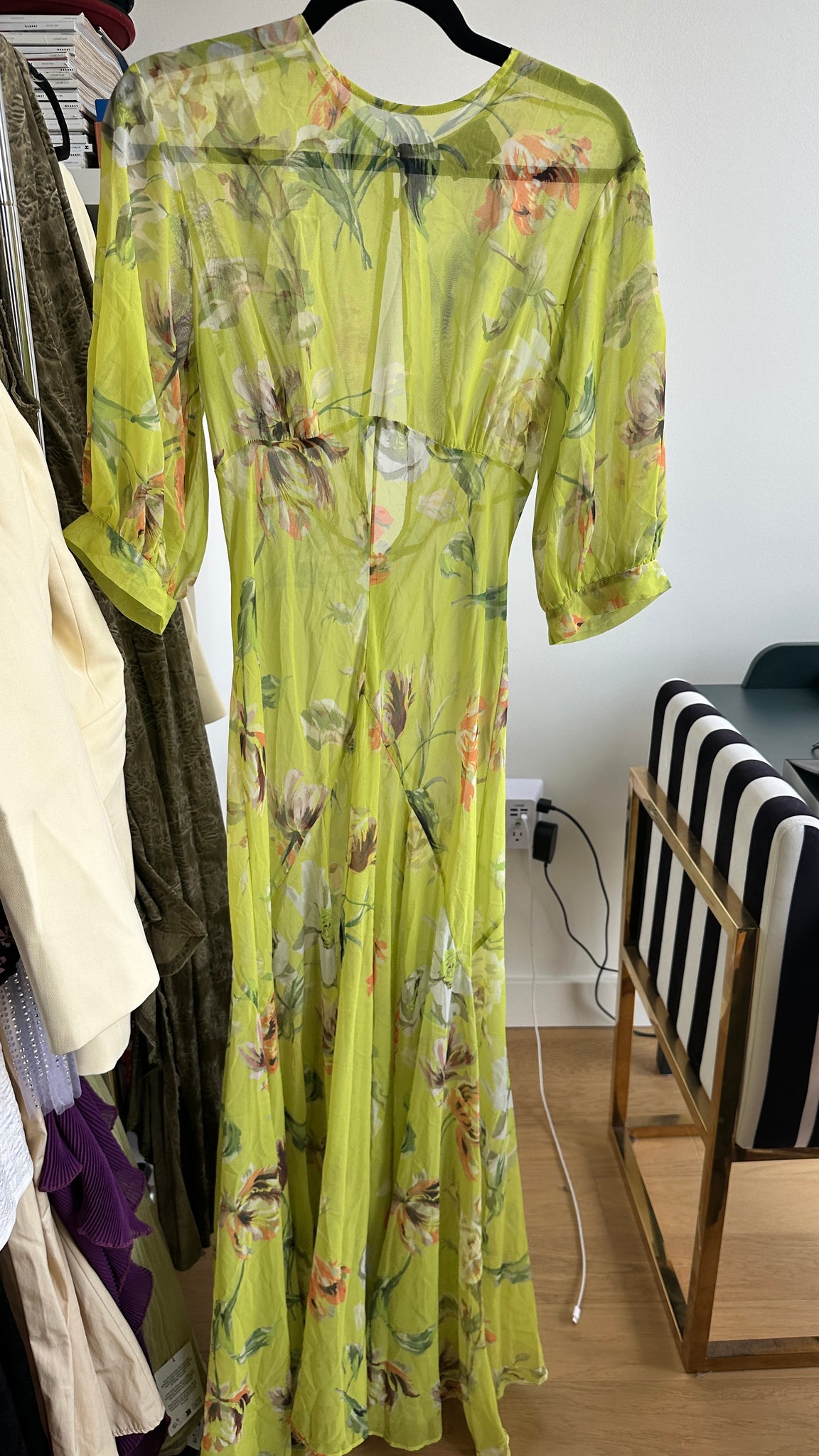 citrus green dress Citrus Girl Short Dress L