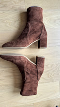 Load image into Gallery viewer, Stuart W Brown Suede Bootie 8.5
