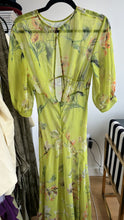 Load image into Gallery viewer, Asos Citrus Green Floral dress
