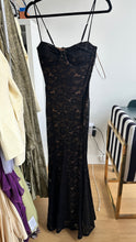 Load image into Gallery viewer, Lace Maxi Dress Small Black
